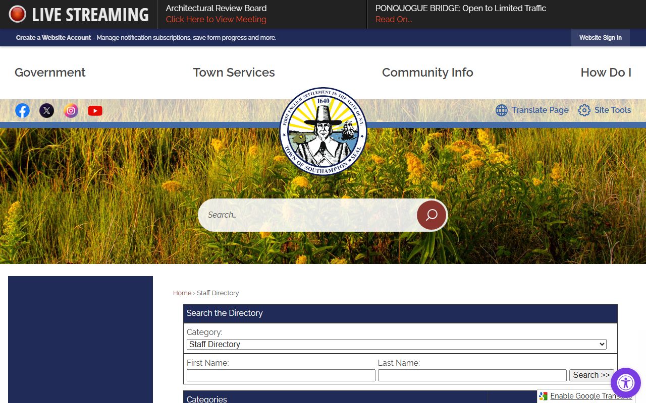 Southampton Town Police Department records for DUI arrest report requests