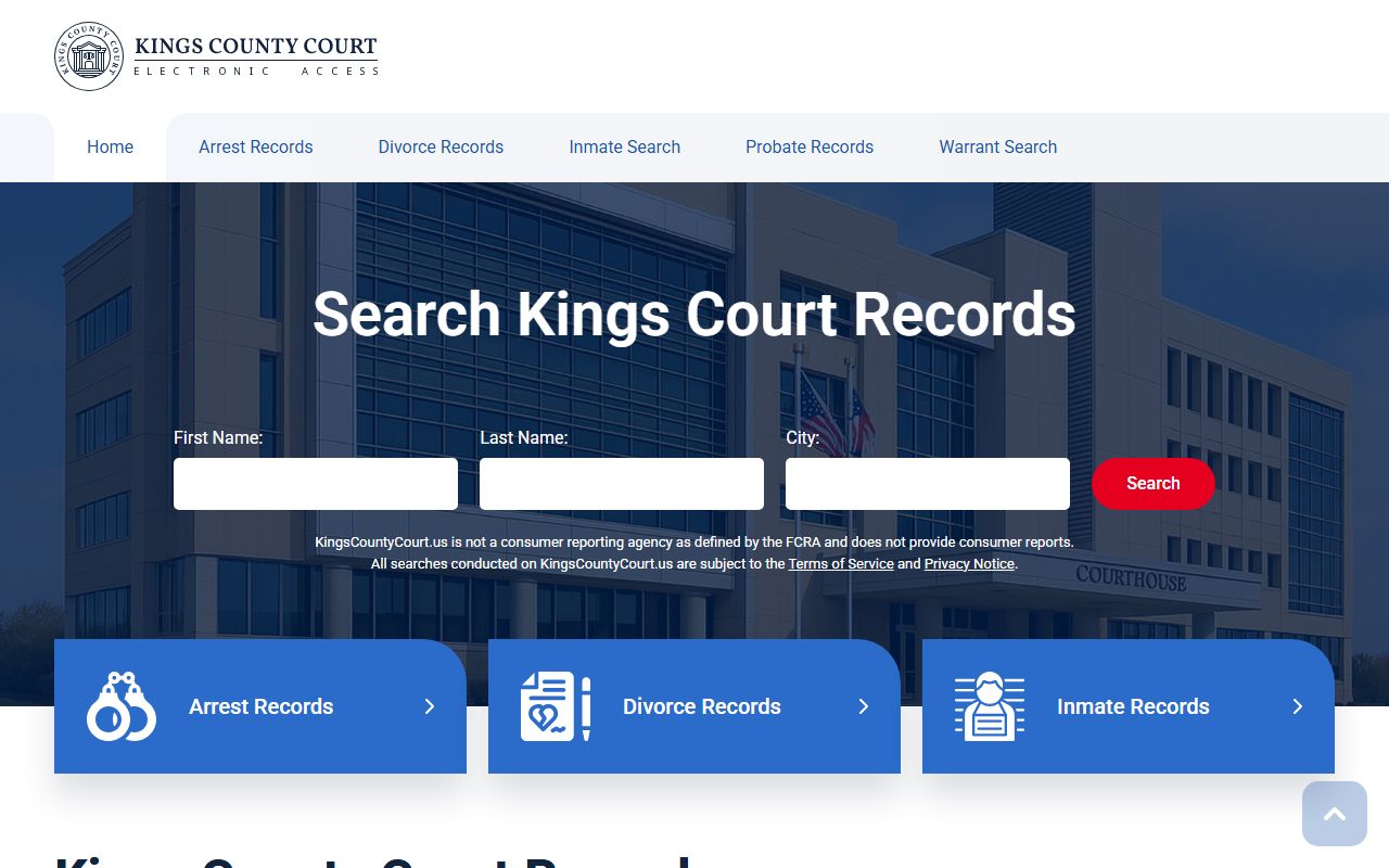 Kings County court records search for DUI and DWI cases in Brooklyn