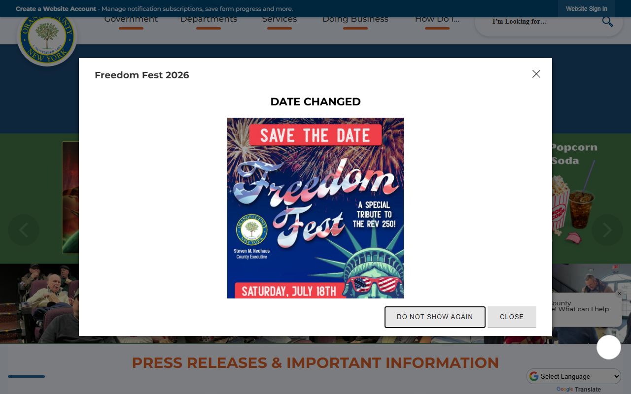 Orange County government DUI records access