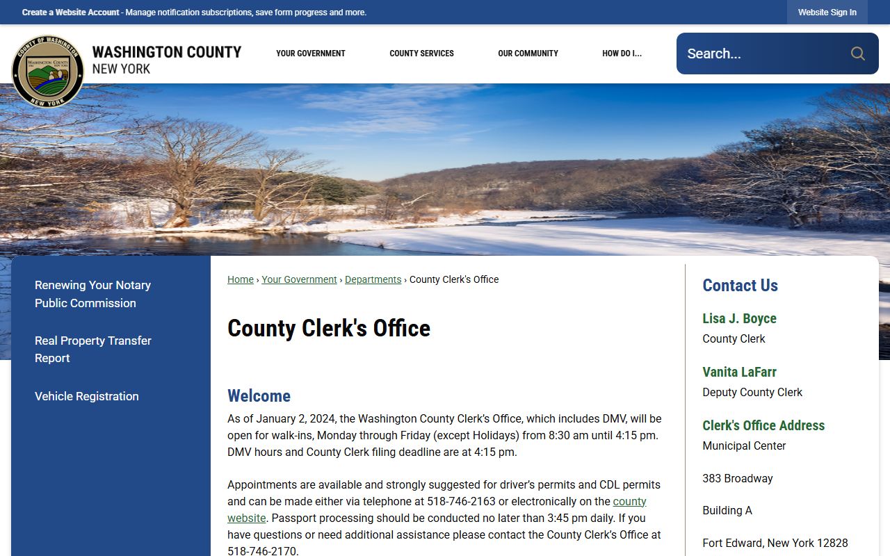 Washington County Clerk records for DUI and DWI case searches