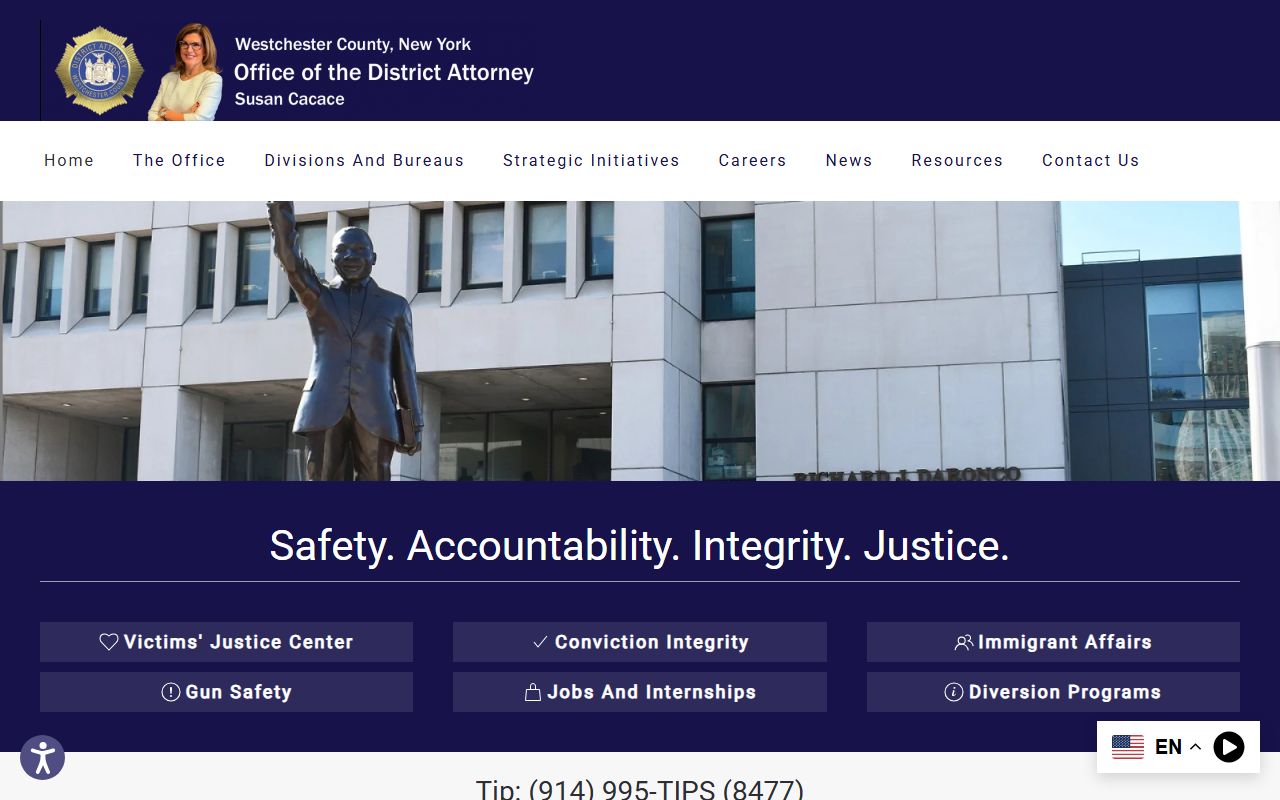 Westchester County District Attorney for DUI prosecution information